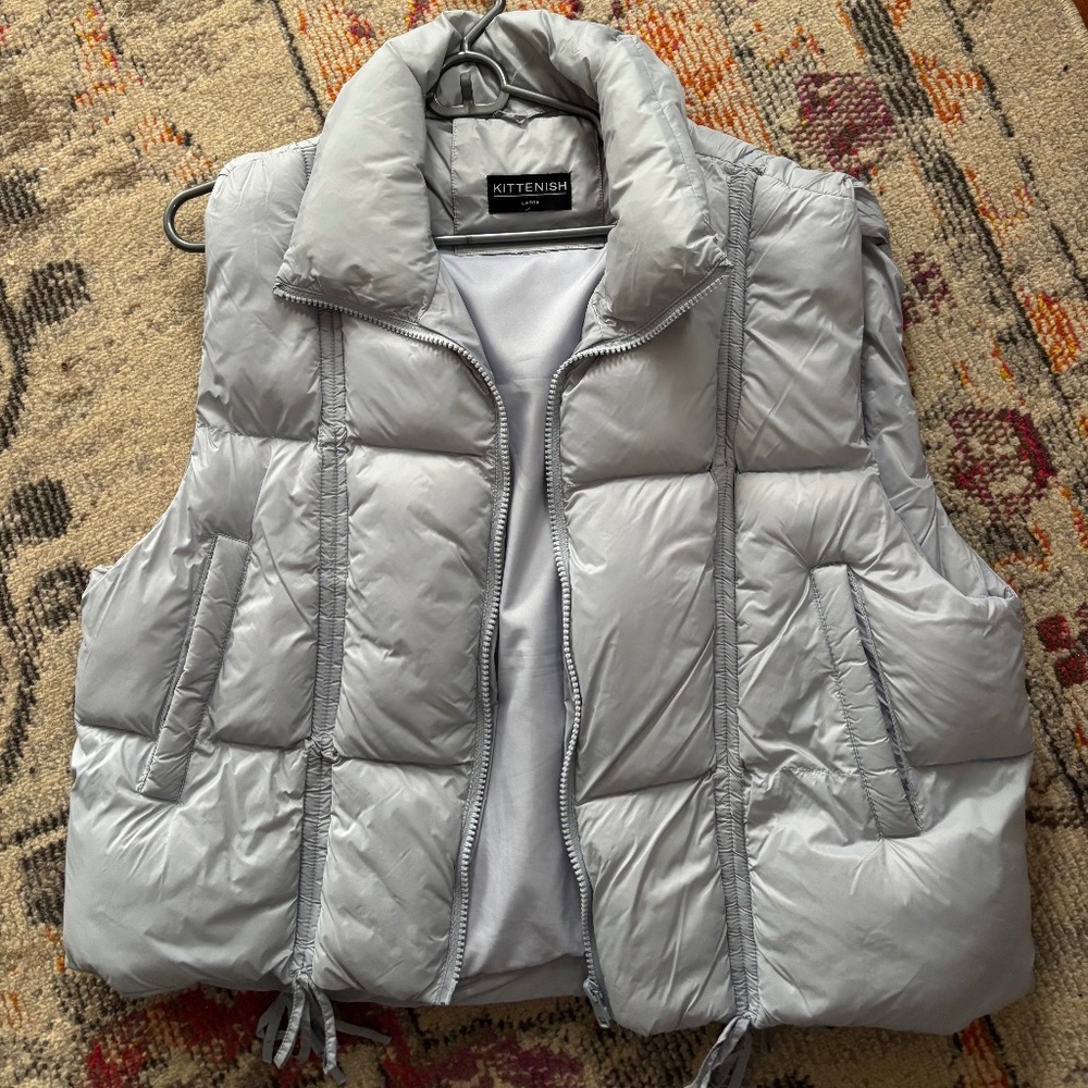 Kittenish puffer vest